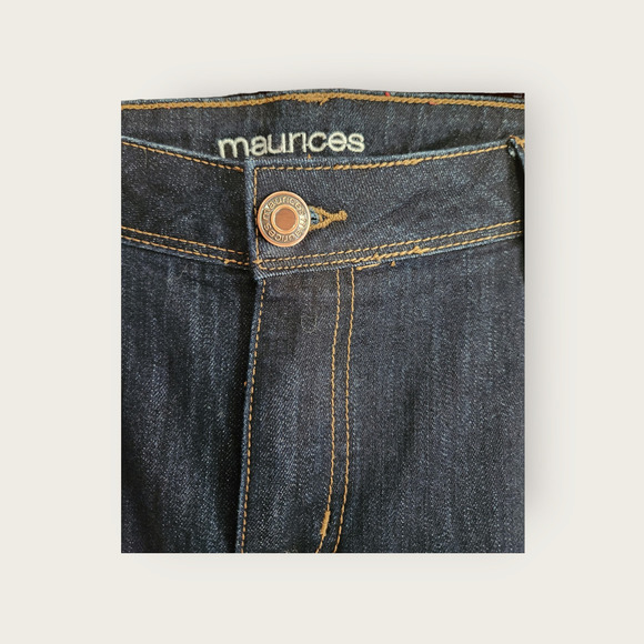 Maurices Dark Wash Bootcut High-Rise Womens Jeans Size 16 Reg - Picture 6 of 9